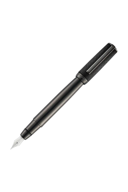 HUGO BOSS HSU5262A Πένα Double B Saffiano Black Fountain Pen