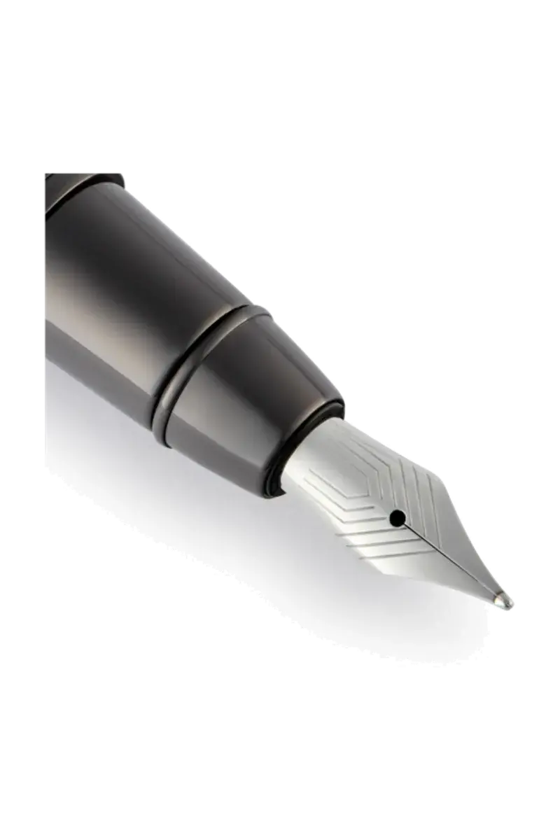 HUGO BOSS HSU5262A Πένα Double B Saffiano Black Fountain Pen