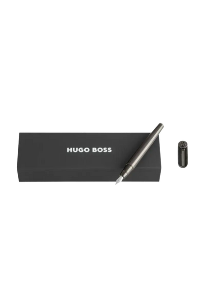 HUGO BOSS HSU5262A Πένα Double B Saffiano Black Fountain Pen