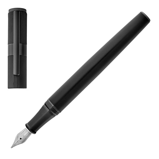 HUGO BOSS HSV4722A Πένα Formation Line Black Fountain Pen