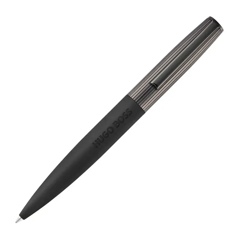 HUGO BOSS HSV5694D Στυλό Illusion Arcade Black & Gun Ballpoint Pen
