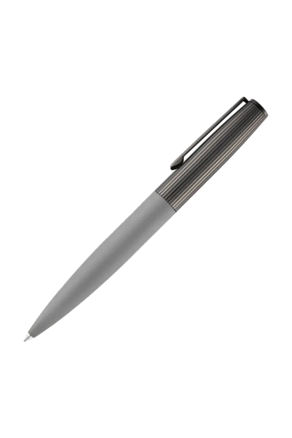HUGO BOSS HSV5694H Στυλό Illusion Arcade Grey & Gun Ballpoint Pen