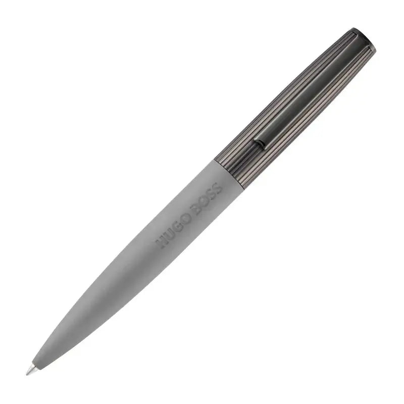 HUGO BOSS HSV5694H Στυλό Illusion Arcade Grey & Gun Ballpoint Pen