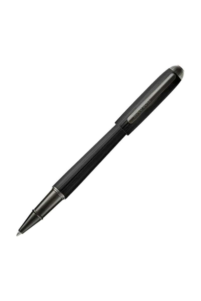 HUGO BOSS HSV6765A Στυλό Contour Pinstripe Black Rollerball Pen