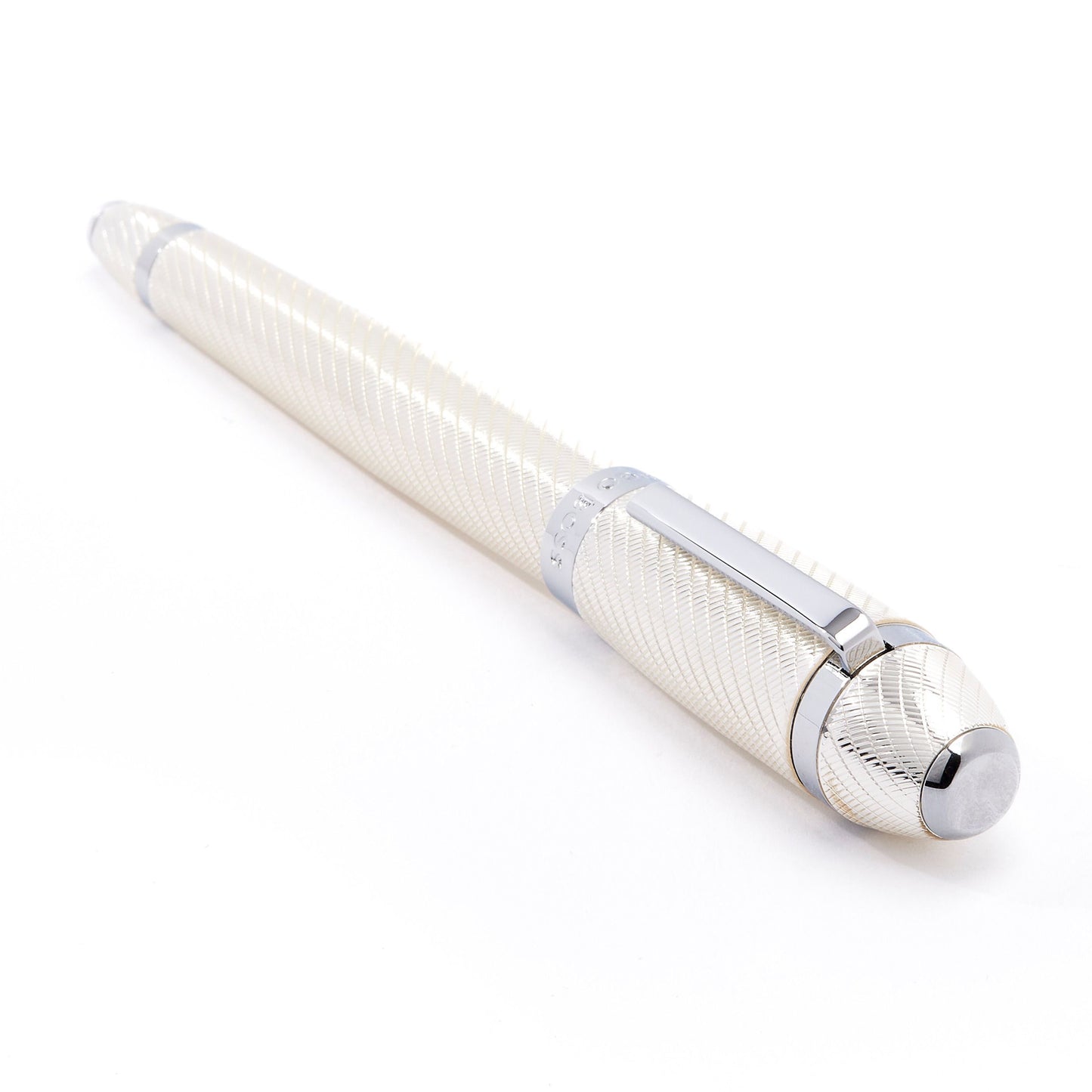 HUGO BOSS HSW4452C Πένα Arc Futurist Silver Fountain Pen