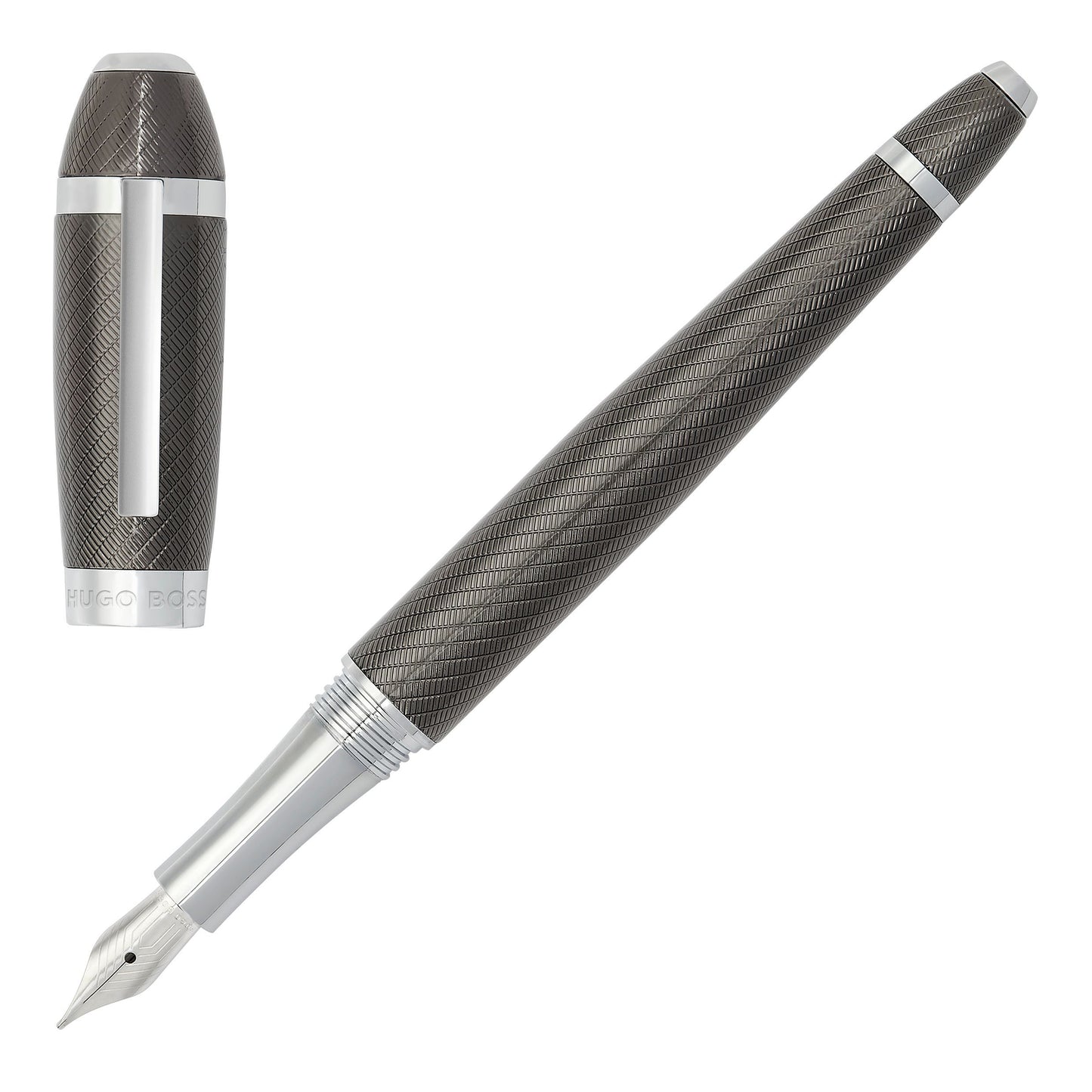 HUGO BOSS HSW4452D Πένα Arc Futurist Gun Fountain Pen