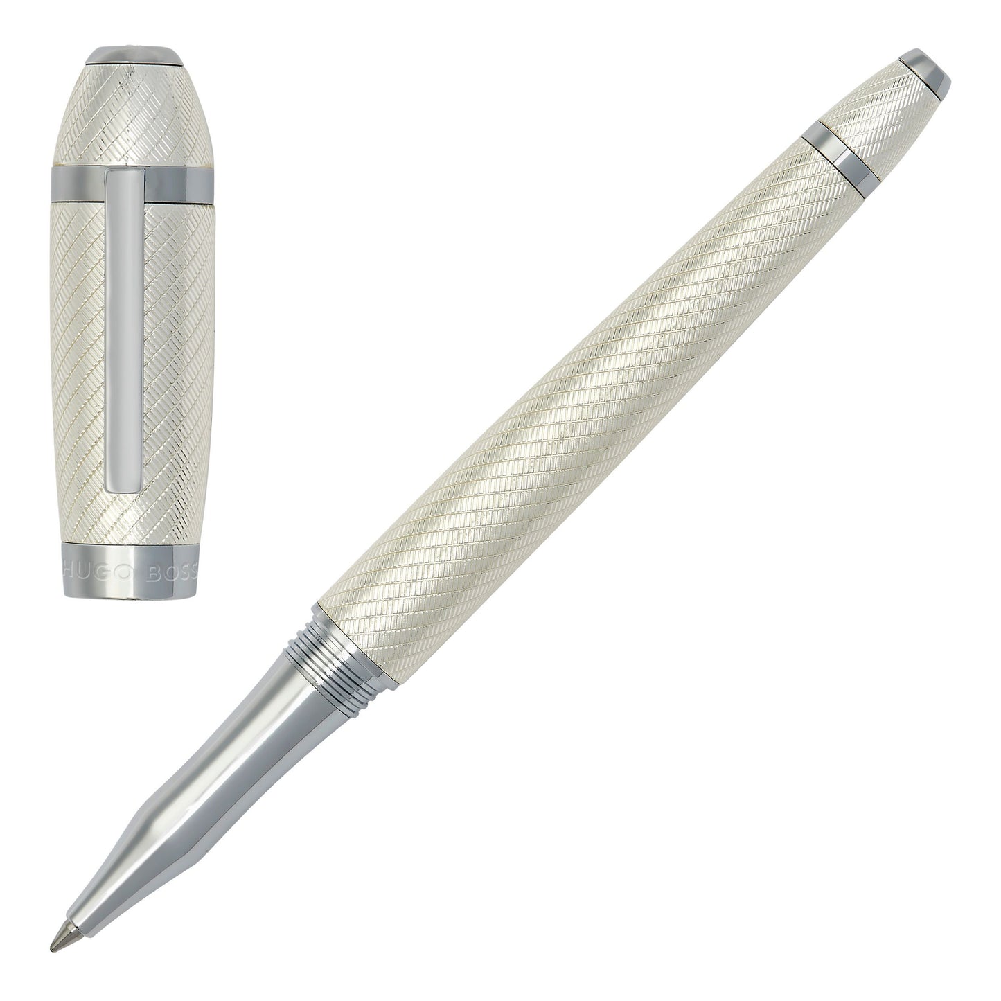 HUGO BOSS HSW4455C Στυλό Arc Futurist Silver Rollerball Pen