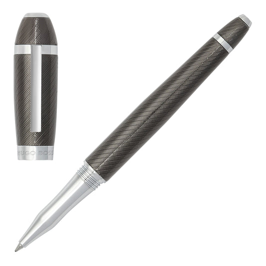 HUGO BOSS HST0034A Explore Brushed Black Ballpoint Pen
