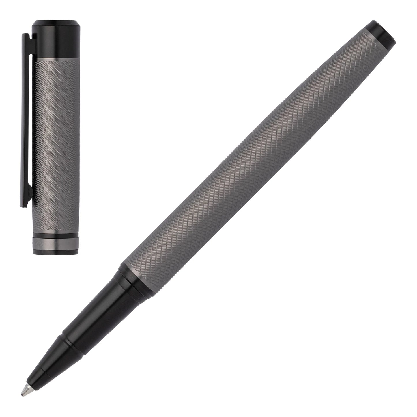 HUGO BOSS HSY2655B Filament Chrome Rollerball Pen