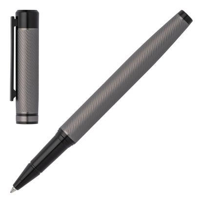 HUGO BOSS HSY2655B Filament Chrome Rollerball Pen