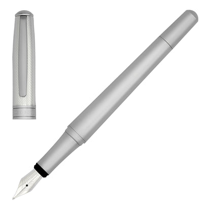 HUGO BOSS HSY4872C Πένα Essential Metal Silver Fountain Pen