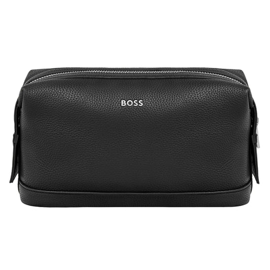 HUGO BOSS HTC518A Νεσεσέρ Classic Grained Black Dressing Case