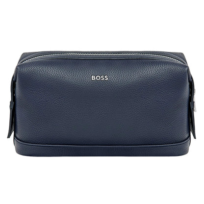 HUGO BOSS HTC518N Νεσεσέρ Classic Grained Navy Dressing Case