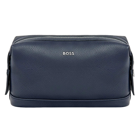 HUGO BOSS HTC518N Νεσεσέρ Classic Grained Navy Dressing Case