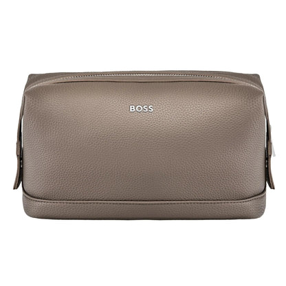 HUGO BOSS HTC518Z Νεσεσέρ Classic Grained Taupe Dressing Case