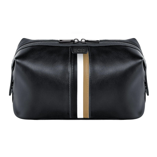 HUGO BOSS HTC521A Νεσεσέρ Iconic Black Dressing Case
