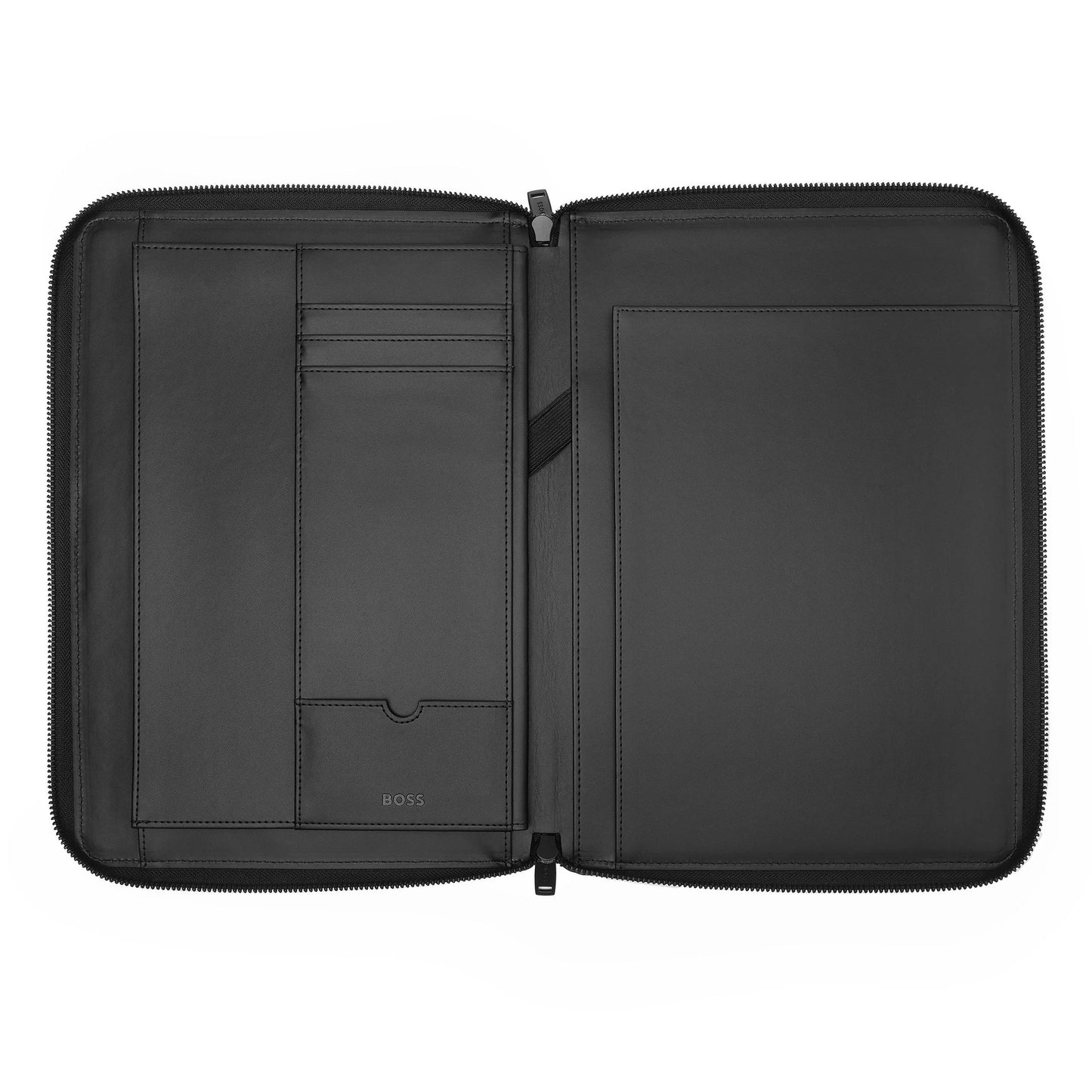 HUGO BOSS HTF413A Ντοσιέ A4 Arche Black Zip Folder