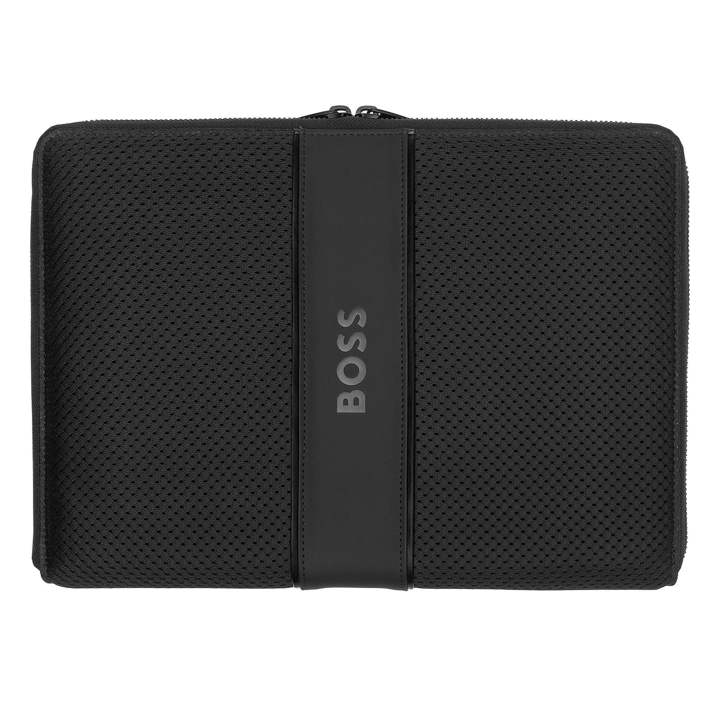 HUGO BOSS HTF413A Ντοσιέ A4 Arche Black Zip Folder