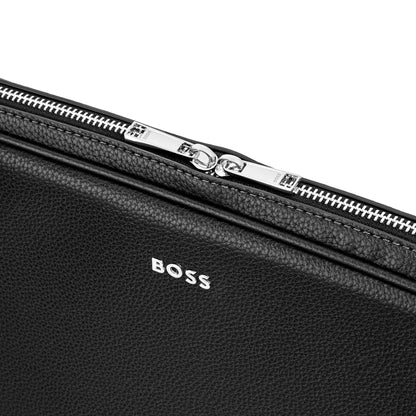 HUGO BOSS HTL518A Laptop Bag Classic Grained Black
