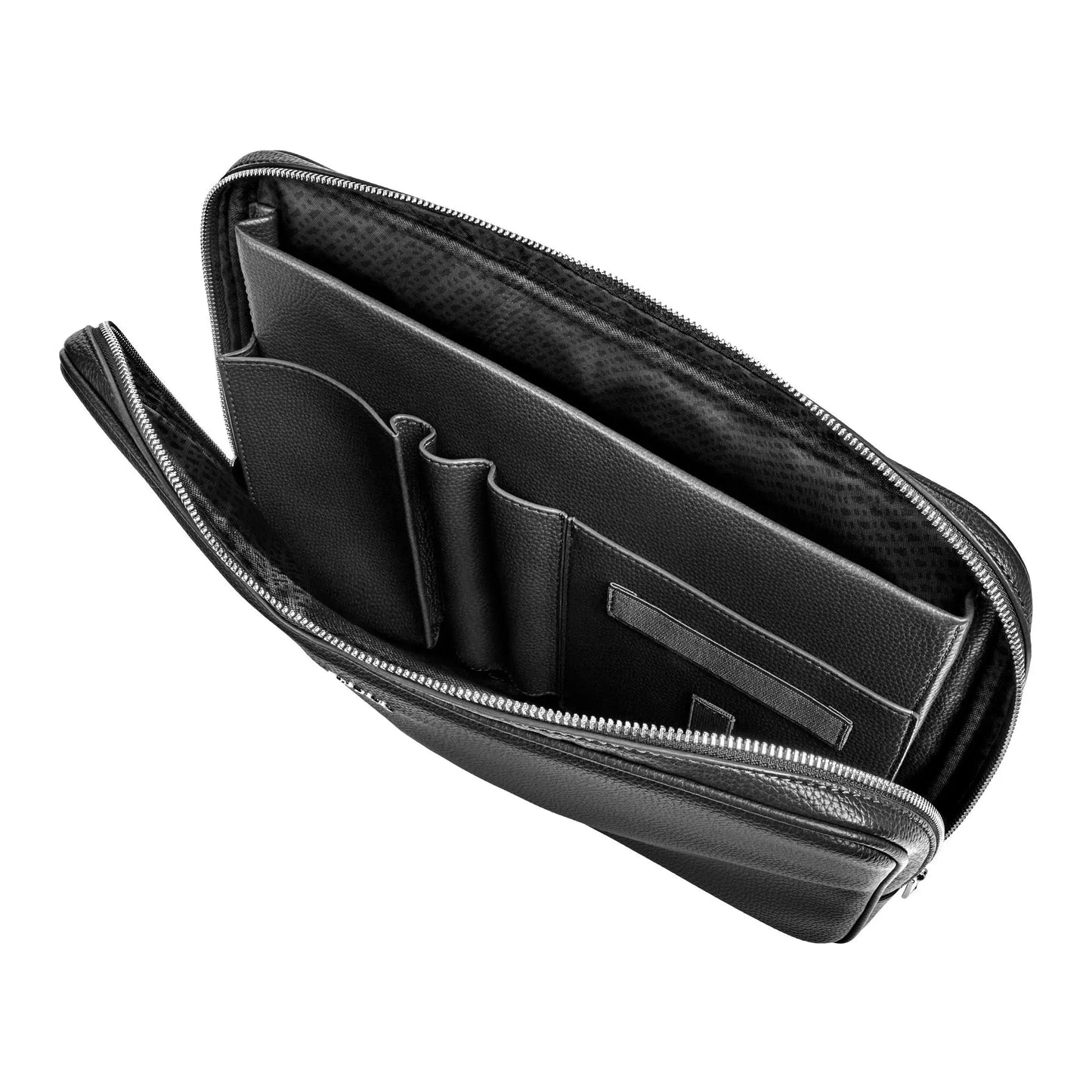 HUGO BOSS HTL518A Laptop Bag Classic Grained Black