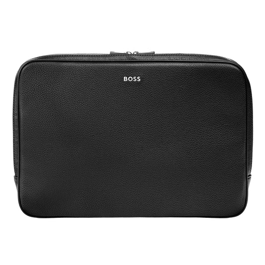 HUGO BOSS HTL518A Laptop Bag Classic Grained Black