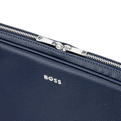 HUGO BOSS HTL518N Laptop Bag Classic Grained Navy