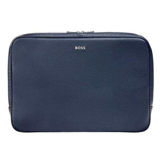 HUGO BOSS HTL518N Laptop Bag Classic Grained Navy