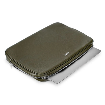 HUGO BOSS HTL518T Laptop Bag Classic Grained Khaki