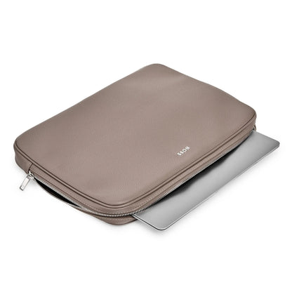 HUGO BOSS HTL518Z Laptop Bag Classic Grained Taupe