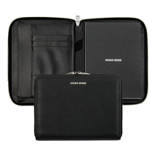 HUGO BOSS HTM005A Folder A5 Contour Black