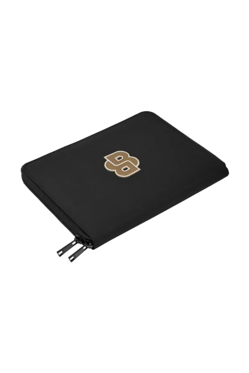 HUGO BOSS HTM612A Ντοσιέ A5 Varsity Black Zip Folder
