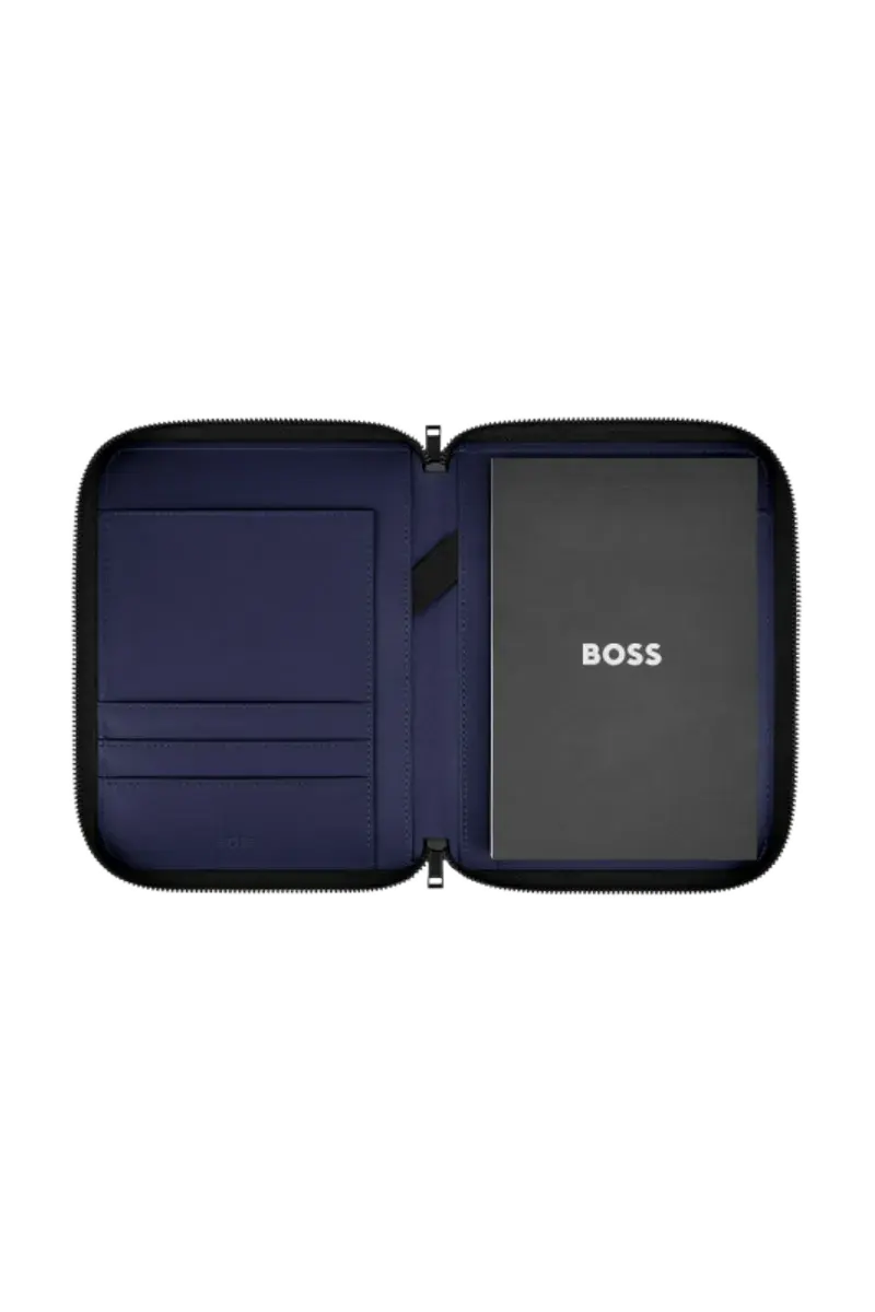 HUGO BOSS HTM005A Folder A5 Contour Black