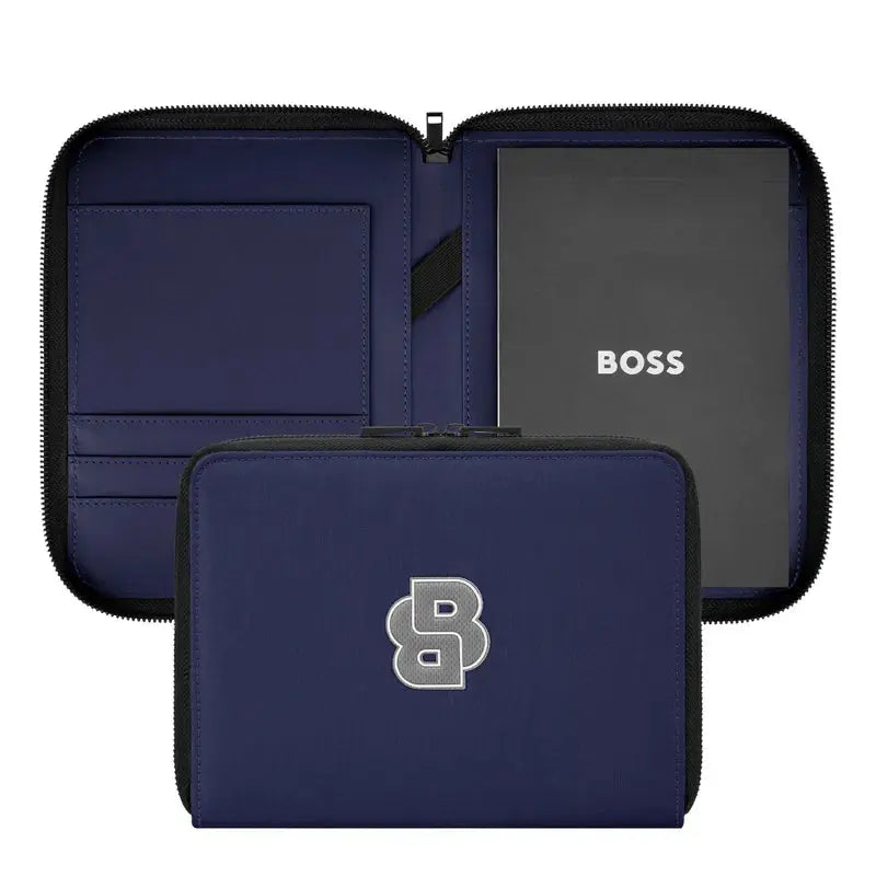 HUGO BOSS HTM005A Folder A5 Contour Black
