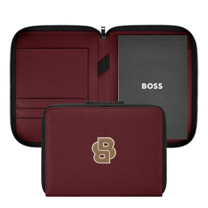 HUGO BOSS HTM005A Folder A5 Contour Black
