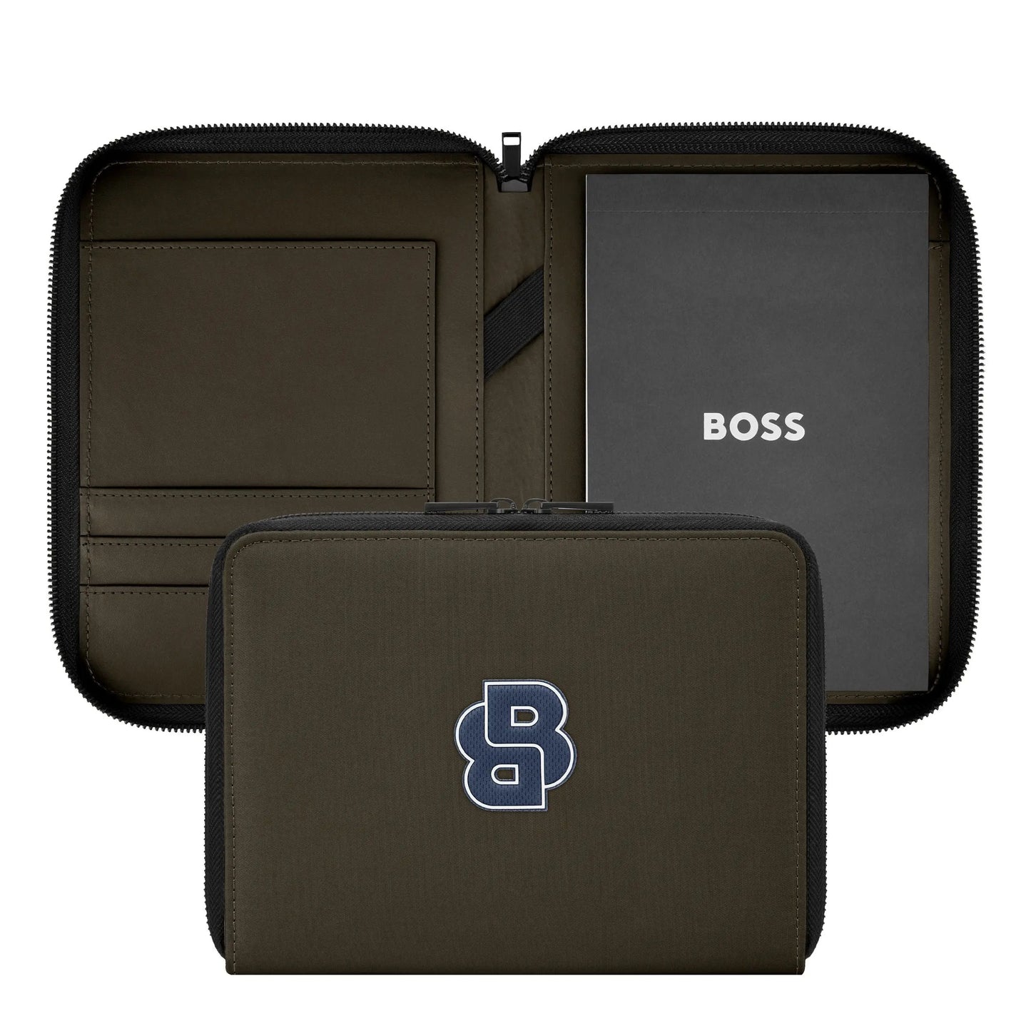 HUGO BOSS HTM005A Folder A5 Contour Black