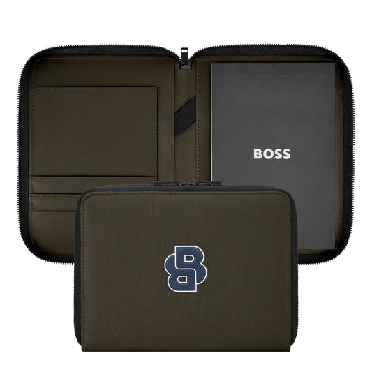 HUGO BOSS HTM005A Folder A5 Contour Black