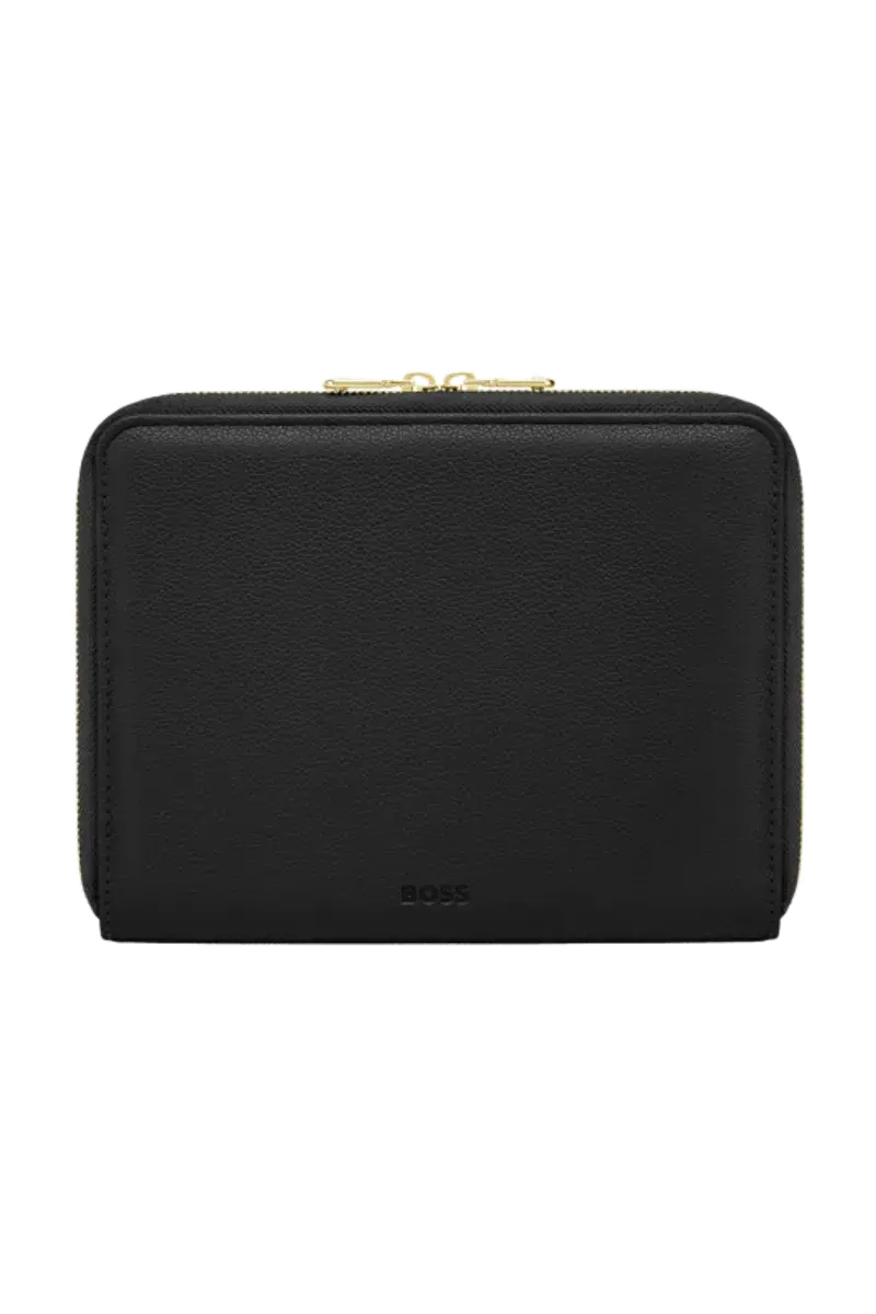 HUGO BOSS HTM616A Ντοσιέ A5 Signature Lady Black Zip Folder