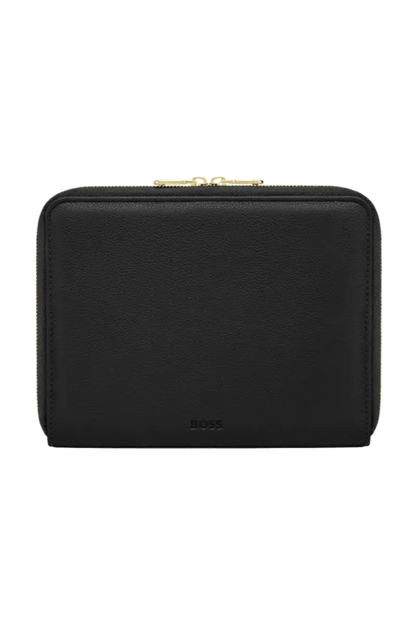 HUGO BOSS HTM616A Ντοσιέ A5 Signature Lady Black Zip Folder