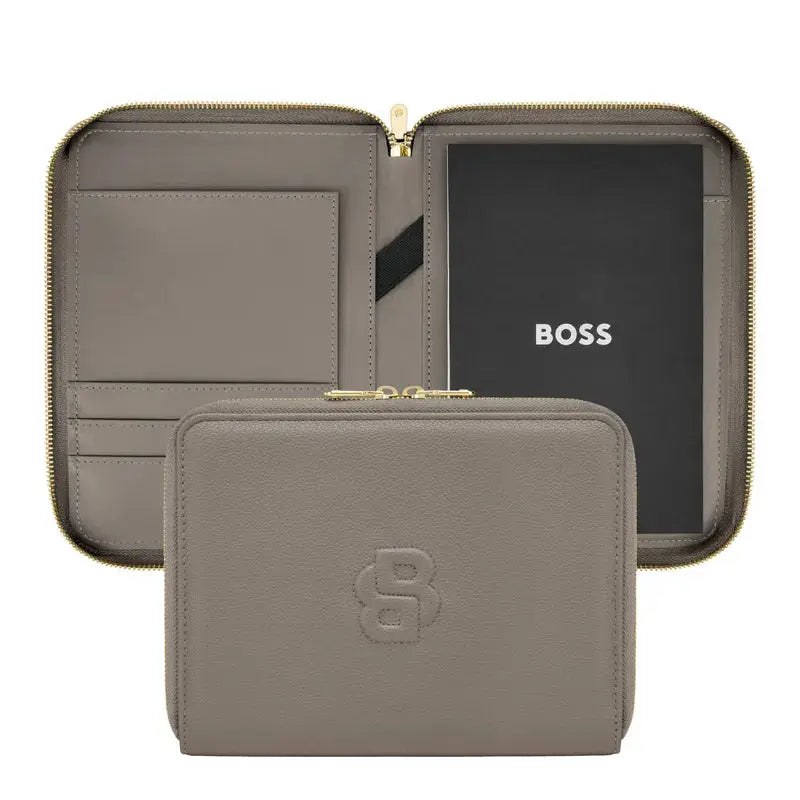 HUGO BOSS HTM005A Folder A5 Contour Black