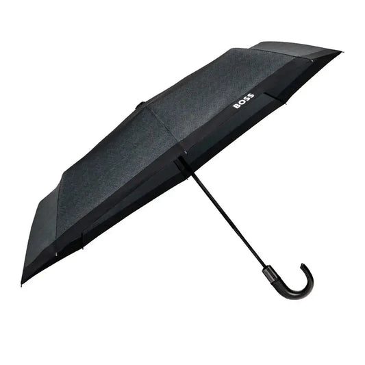 HUGO BOSS HUF614H Ομπρέλα Pocket Chevron Dark Grey Umbrella