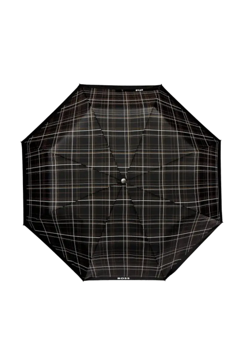 HUGO BOSS HUF321A Automatic Pocket Umbrella Iconic Black