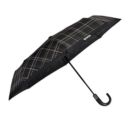 HUGO BOSS HUF321A Automatic Pocket Umbrella Iconic Black