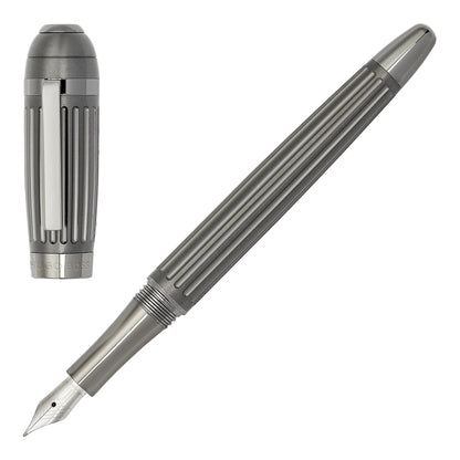 HUGO BOSS HSF1564D Oval Gun Ballpoint Pen