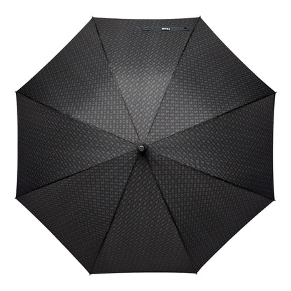 HUGO BOSS HUN310J Ομπρέλα Αυτόματη Monogramme Dark Grey Umbrella