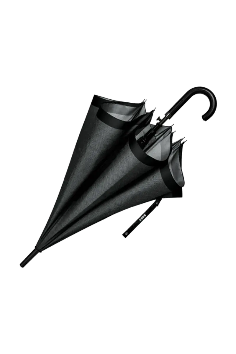 HUGO BOSS HUF321A Automatic Pocket Umbrella Iconic Black
