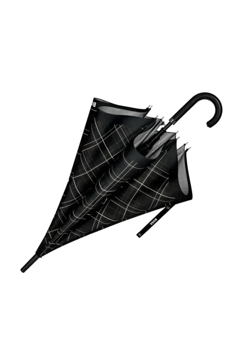HUGO BOSS HUF321A Automatic Pocket Umbrella Iconic Black