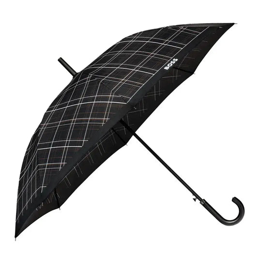 HUGO BOSS HUN624A Ομπρέλα Checkered Black Umbrella