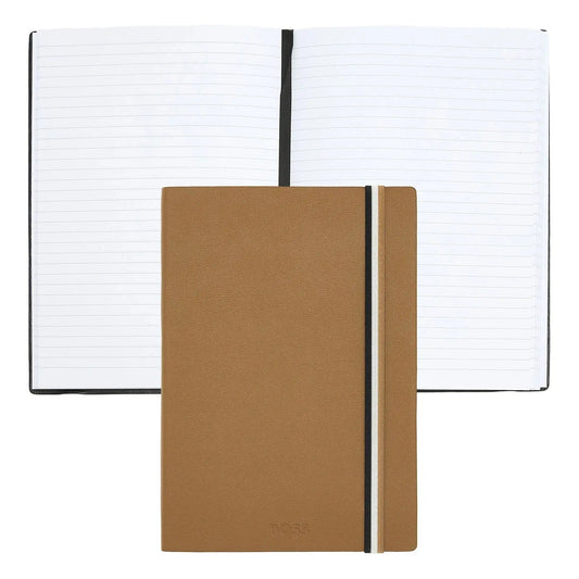 HUGO BOSS HNH321XL Σημειωματάριο A5 Iconic Camel Lined Notebook