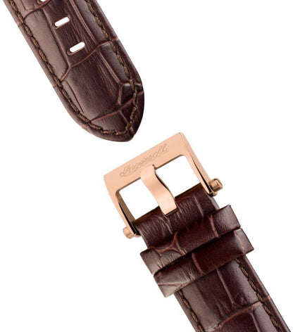 Ingersoll I00401B Herald Automatic Brown Leather Strap