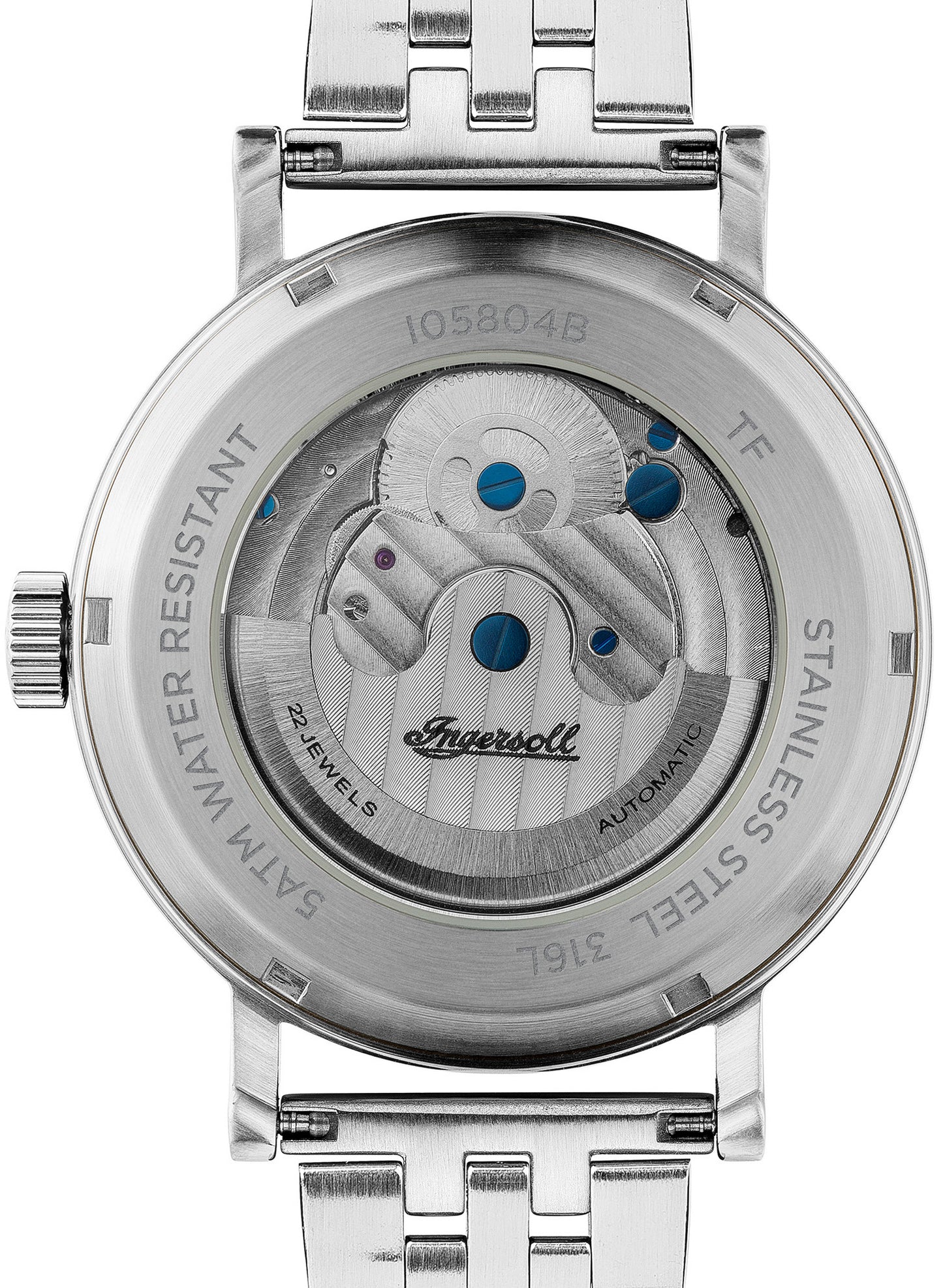 Ingersoll I05804B Charles Automatic Stainless Steel Bracelet